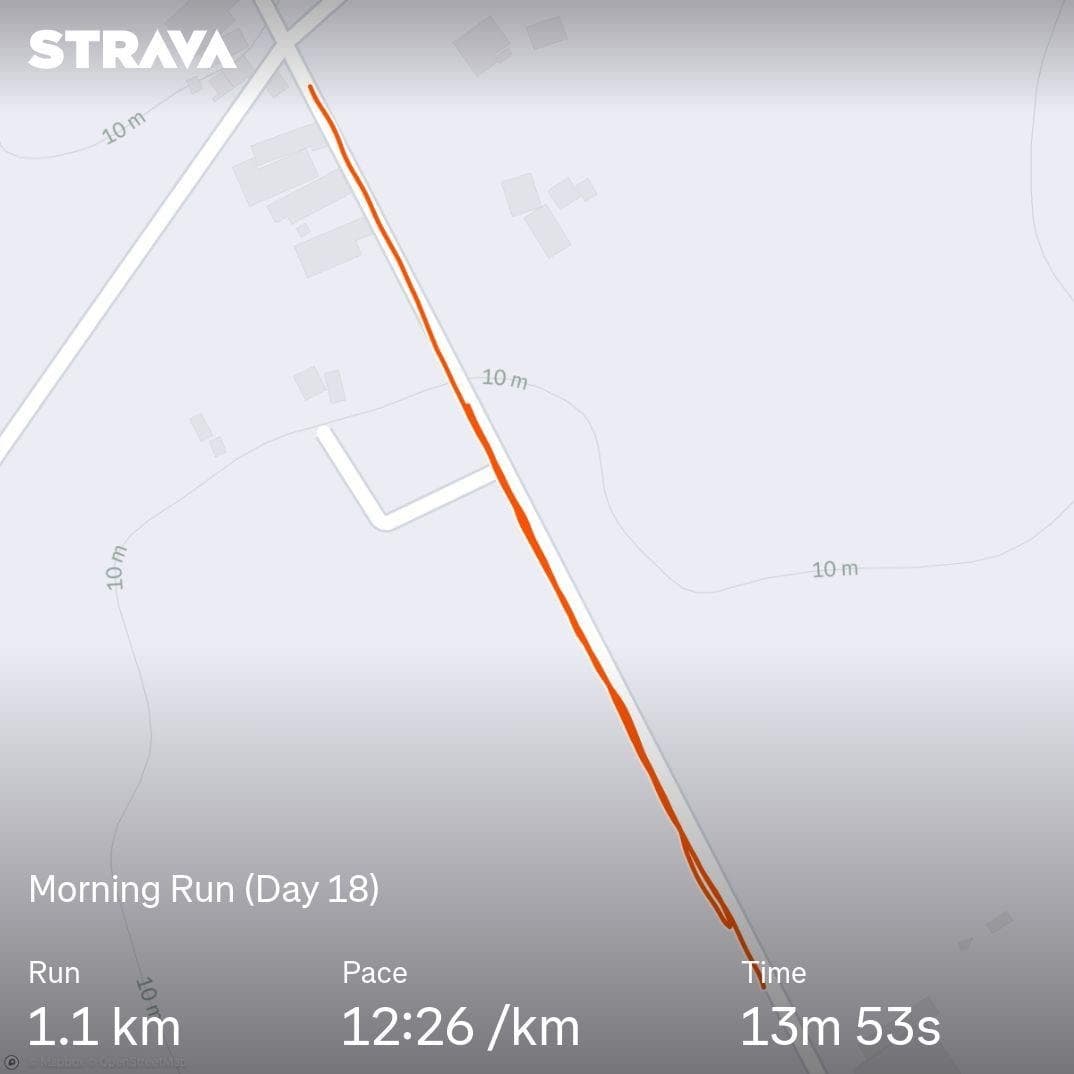 Let's Run! Day 18🏃‍♂️
