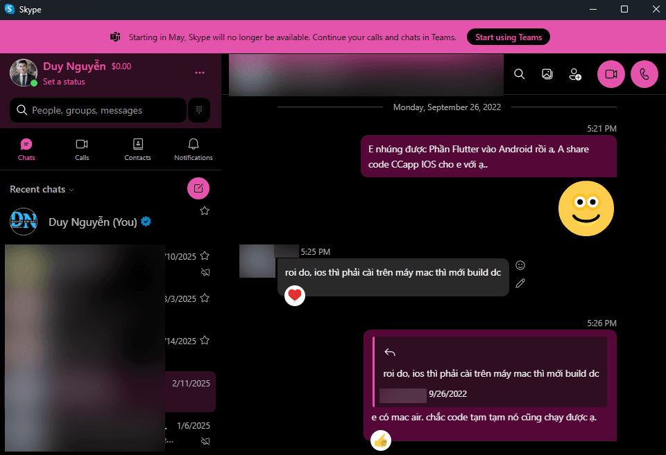 Tạm biệt Skype!